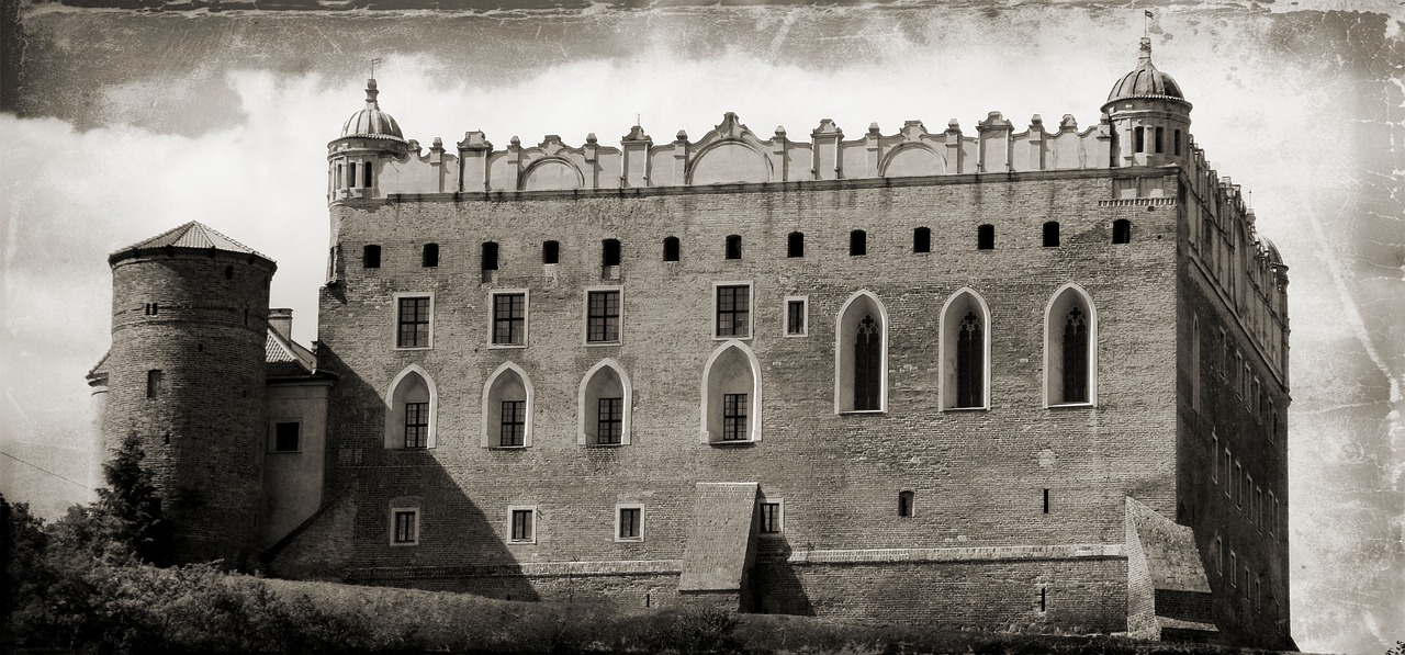 zamek w Gołubiu-Dobrzynie historyczna fotografia